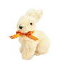 Coelho De Pelúcia Laço Laranja 13x9x10cm Decoração Páscoa P - 1