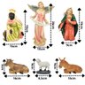 Presépio Natal Extra Grande Completo Resina Premium 11 Peças até 30cm - Wincy - 6