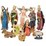 Presépio Natal Extra Grande Completo Resina Premium 11 Peças até 30cm - Wincy - 1