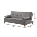 Ver imagem 2 de Sofá Cama 2 Lugares Living Linho M-143 Martins Cinza