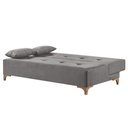 Ver imagem 5 de Sofá Cama 2 Lugares Living Linho M-143 Martins Cinza
