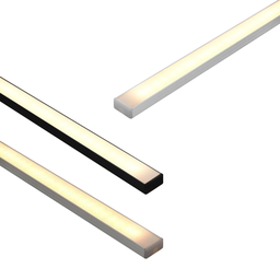 Perfil Led Sobrepor Slim 14,20mm X 8,5mm Barra 3m Astraled - Preto - 4