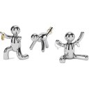 Ver imagem 1 de BUDDY YOGA - KIT COM 3 PORTA ANÉIS CROMADOS