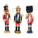 Ver imagem 1 de Quebra Nozes 3 Peças Madeira Enfeite Árvore Natal 12cm