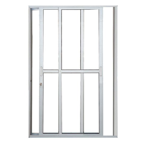 Porta Sacada 2 Folhas Móveis Alumínio Branco Linha 25:210 x 150