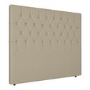 Ver imagem 3 de Cabeceira Casal Potenza 140cm Material Sintético Bege c/ Frame Italian Flex