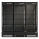Ver imagem 2 de Expositor Vertical Linha Carbono 3 Portas Gcvr1450cb Gelopar Refrigerador 1468 Litros All Black 220v