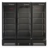 Expositor Vertical Linha Carbono 3 Portas Gcvr1450cb Gelopar Refrigerador 1468 Litros All Black 220v - 2