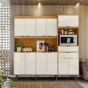 Ver imagem 1 de Kit Cozinha 2.0 Bahamas 10 Portas e 2 Gavetas - Tauari/Off White