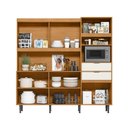 Ver imagem 2 de Kit Cozinha 2.0 Bahamas 10 Portas e 2 Gavetas - Tauari/Off White