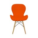Ver imagem 1 de Cadeira Prizi Eames Acolchoada E45 Laranja