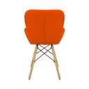 Ver imagem 4 de Cadeira Prizi Eames Acolchoada E45 Laranja