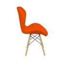 Ver imagem 3 de Cadeira Prizi Eames Acolchoada E45 Laranja