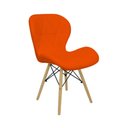 Ver imagem 2 de Cadeira Prizi Eames Acolchoada E45 Laranja