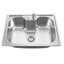 Ver imagem 1 de Cuba Gourmet Cozinha Aço Inox C Acessórios 60x42 Prateado
