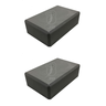2 Bloco EVA 23x15x7,5 Tijolo Yoga Alongamento Muscular Pilates Fitness - 1