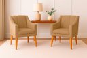 Ver imagem 2 de Kit com 2 Poltronas para Sala Moderna e Confortável Milla