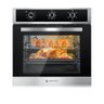 Amzchef Forno Elétrico Embutido 24" com 5 Funções e Rotisserie (2200w) - 1