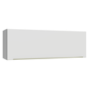 Ver imagem 1 de Armário Aéreo 100 cm 1 Porta Basculante Branco Veludo Lux Madesa