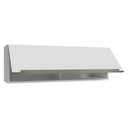Ver imagem 5 de Armário Aéreo 100 cm 1 Porta Basculante Branco Veludo Lux Madesa