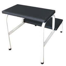 Escadinha 2 Degraus Esmaltada Piso em MDF Com Antiderrapante - 3