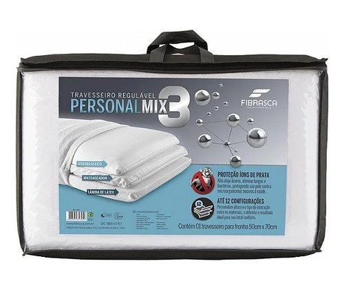 Travesseiro Personal Mix 3 - Fibrasca - 2