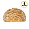 4 Luminaria de Bambu Teto Artesanal Fibra Natural Nat65 - 2