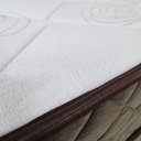 Ver imagem 5 de Cama Box com Colchão Queen Milão Pillow Top Molas Ensacadas Tecido em Veludo Marrom Bom Pastor