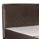 Ver imagem 7 de Cama Box com Colchão Queen Milão Pillow Top Molas Ensacadas Tecido em Veludo Marrom Bom Pastor