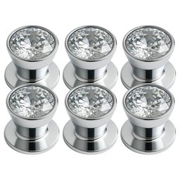 Kit 6 Puxadores Ponto de Luz 3cm Cromado Redondo Trend Torralba Gavetas Armários Móveis - 1