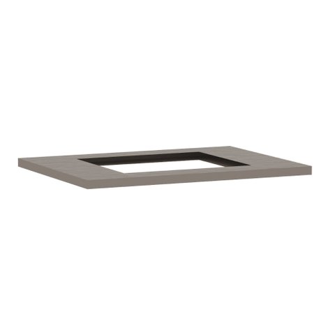 Tampo de 70cm X 54,5cm para Cooktop 4 Bocas com Furo de 50cm X 35cm Luciane Móveis