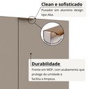 Ver imagem 7 de Balcão Vitra 3 Portas MDF-MDP 120cm Café Luciane Móveis