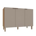 Ver imagem 3 de Balcão Vitra 3 Portas MDF-MDP 120cm Café Luciane Móveis