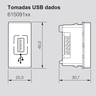 Tomada Módulo USB Cinza - Pial Legrand - 2