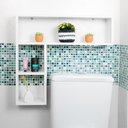 Ver imagem 1 de Nicho Organizador Porta Papel Decorativo para Banheiro Sabiá