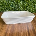 Ver imagem 6 de Travessa de Porcelana Branca Linea Lyor 20,5x15,5cm Refratária Rasa Prato Cozinha