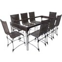 Ver imagem 1 de 6 Cadeiras Haiti e Mesa de Jantar Haiti em Alumínio para Cozinha, Jardim, Edícula - Trama Original