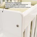 Ver imagem 7 de Berço Mini Cama 3 em 1 Americano 100% MDF Liam Retrô Espresso Móveis Branco