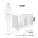 Ver imagem 3 de Berço Mini Cama 3 em 1 Americano 100% Mdf Liam Retrô Espresso Móveis