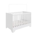 Ver imagem 2 de Berço Mini Cama 3 em 1 Americano 100% MDF Liam Retrô Espresso Móveis Branco