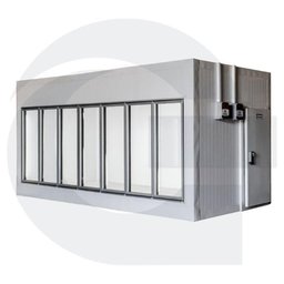 Walk in Cooler Gallant Resfriados 7 Portas Vidro sem Piso Painel 220V/3F CWRSP-07 - 2