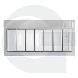 Walk in Cooler Gallant Resfriados 7 Portas Vidro sem Piso Painel 220V/3F CWRSP-07 - 3