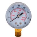 Ver imagem 4 de Manômetro Druck 10 Bar 145 Psi Conexão 1/4" com Caixa de Aço Druck