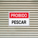 Ver imagem 3 de Combo 3 Placas De Sinalização Proibido Pescar 30x20 Acesso - P-15 F9e