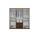 Ver imagem 3 de Guarda Roupa Casal Master 6 Portas 3 Gavetas Café Formimóveis