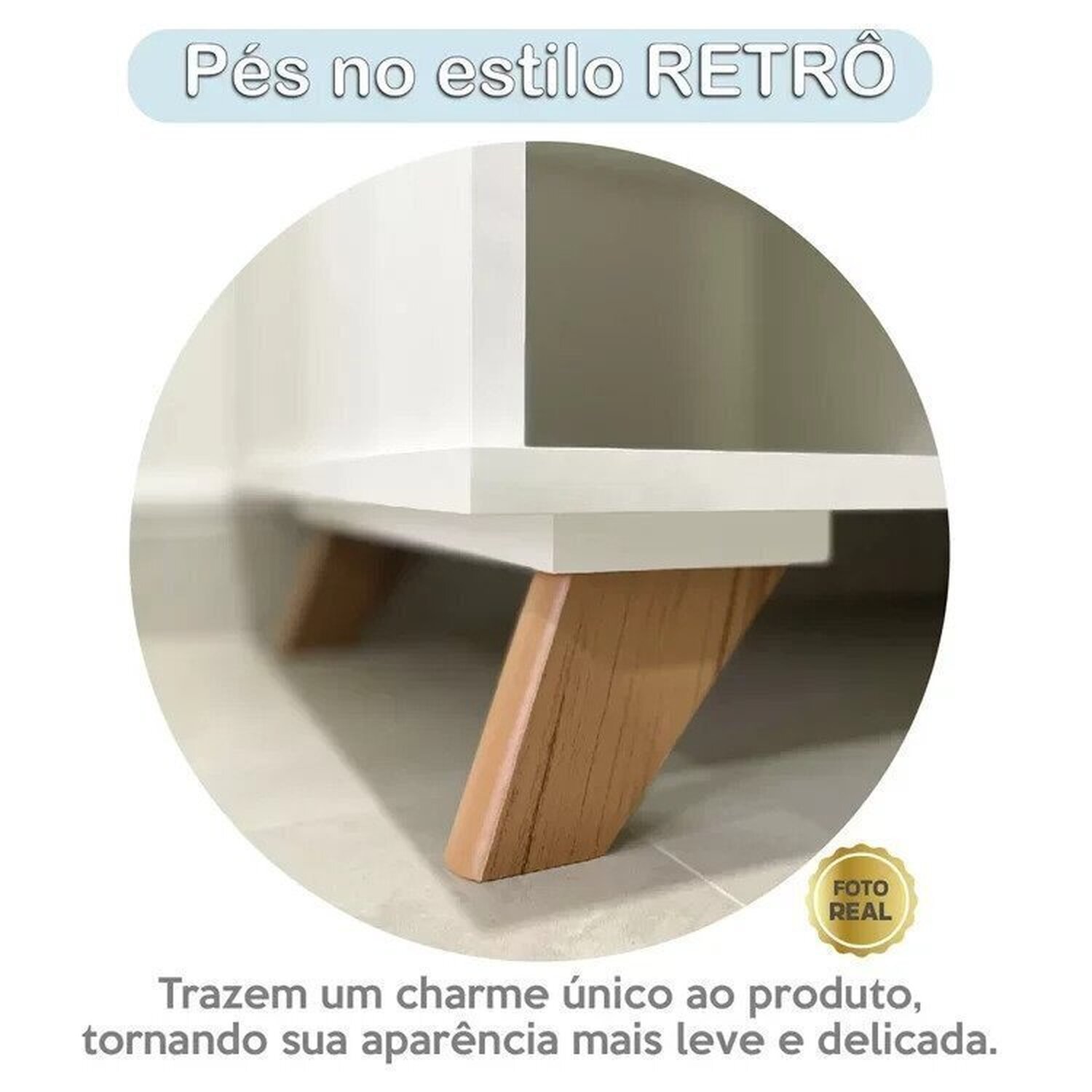 Conjunto 4 Escrivaninhas Retrô em L para Escritório e Home Office com 2 Gavetas e 5 Nichos Gold - 9