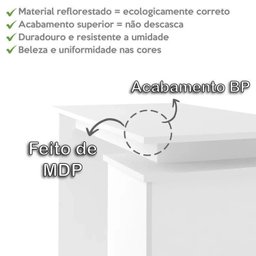 Conjunto 4 Escrivaninhas Retrô em L para Escritório e Home Office com 2 Gavetas e 5 Nichos Gold - 10