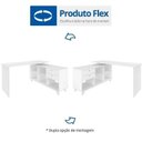 Ver imagem 4 de Conjunto 4 Escrivaninhas Retrô em L para Escritório e Home Office com 2 Gavetas e 5 Nichos Gold