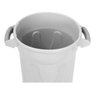 Cesto Balde Plástico 40 Litros com Tampa - Branco - 5