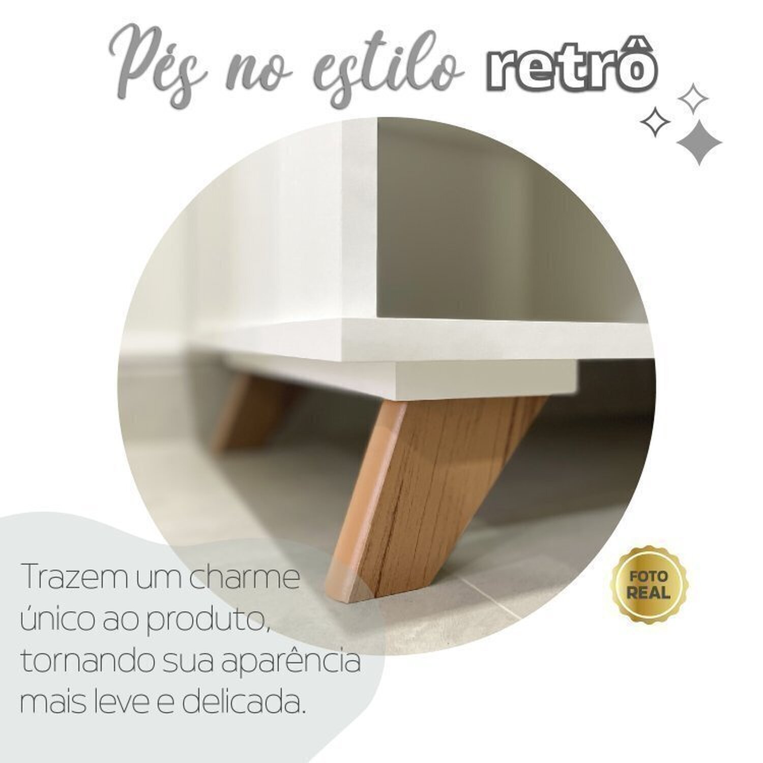 Conjunto 4 Escrivaninhas Retrô em L para Escritório e Home Office com 2 Gavetas e 5 Nichos Gold - 13